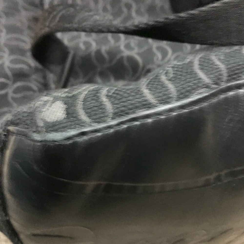Christian Louboutin Zip N Flap Black Monogram Logo Jacquard Backpack EUC - Picture 12 of 12